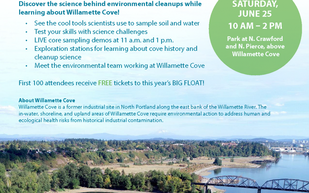 Willamette Cove Environmental Field Day